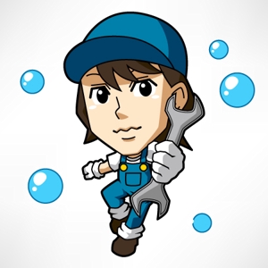 村上みね (ichi_mine)さんの水道工事屋のホームページに使用するキャラクター制作への提案