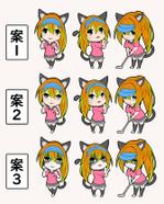潮くりーく (sio_creek)さんの室内ゴルフシミュレーション店舗のキャラクターデザインへの提案