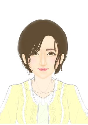 蓬翼　茶々ナ (horty_graphic)さんのシャッターアートの原画　綺麗な女性を描ける方　コンペ応募の際はラフ画でO.Kへの提案