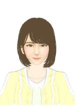 蓬翼　茶々ナ (horty_graphic)さんのシャッターアートの原画　綺麗な女性を描ける方　コンペ応募の際はラフ画でO.Kへの提案