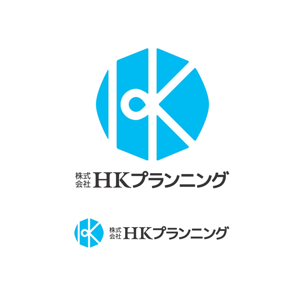 新規法人「株式会社HKプランニング」のロゴ作成