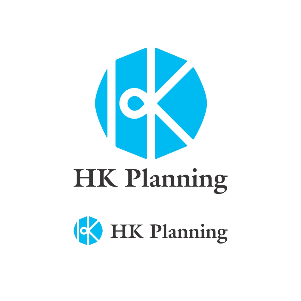 新規法人「株式会社HKプランニング」のロゴ作成