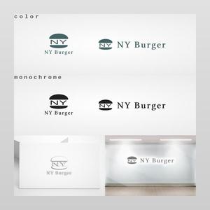 Yolozu (Yolozu)さんの英語の話せるハンバーガーショップ「 NY Burger」のロゴへの提案