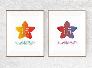 k_can（_design） (k_can)さんの会社創立15周年の「15th」の記念マークへの提案