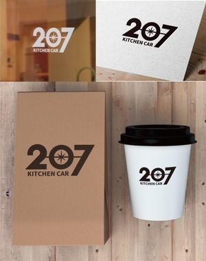 PULYM DESIGN (youzee)さんのキッチンカー「207」のロゴへの提案