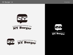 Y's Factory (ys_factory)さんの英語の話せるハンバーガーショップ「 NY Burger」のロゴへの提案