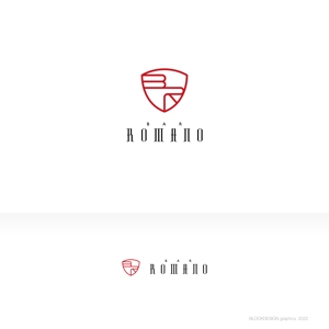 BLOCKDESIGN (blockdesign)さんの麻布十番のイタリアンバル「BAR ROMANO」のロゴ＆マークへの提案