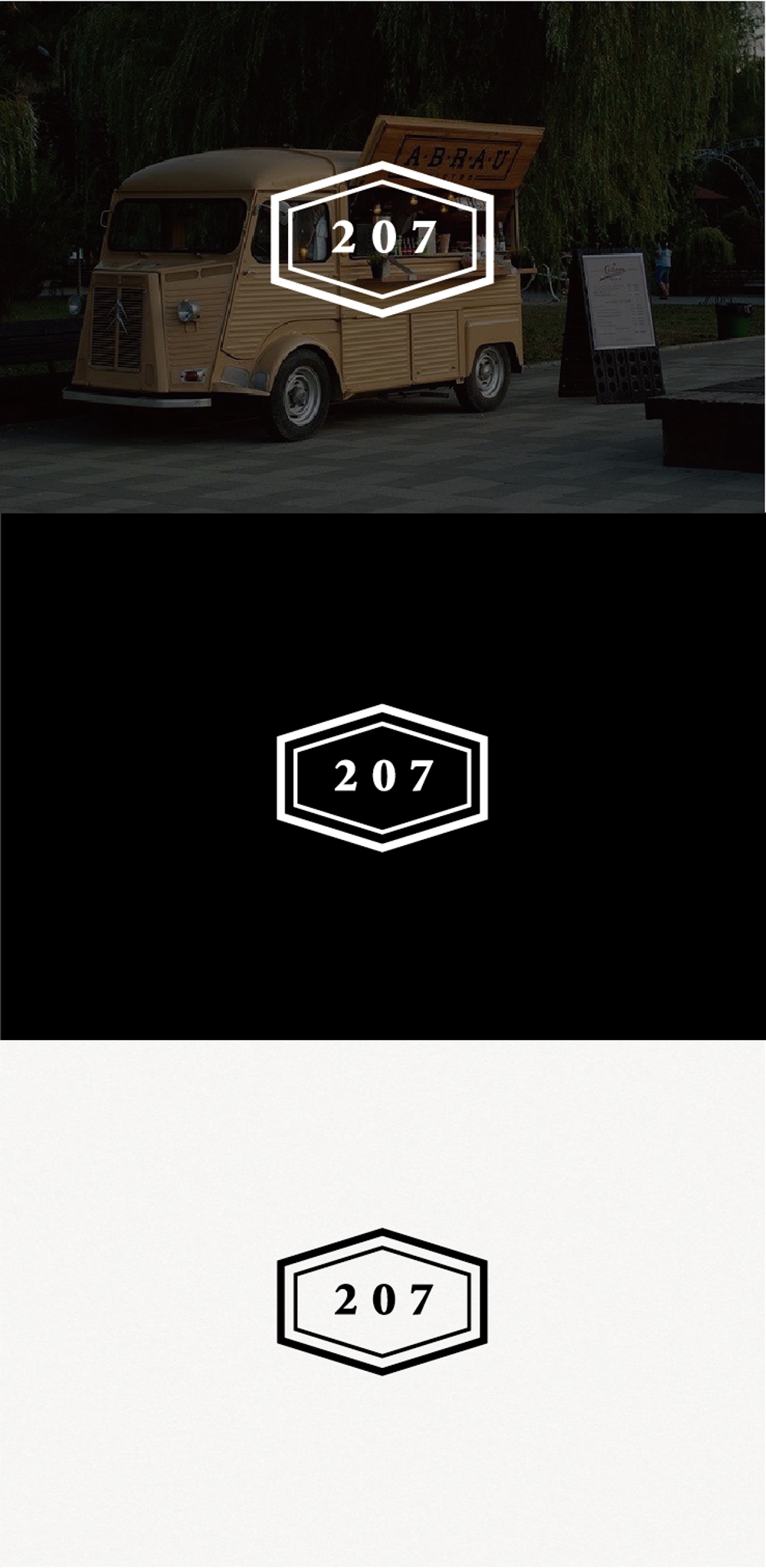 キッチンカー「207」のロゴ
