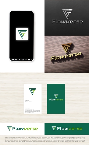 tog_design (tog_design)さんの新規法人「Flowverse」のロゴへの提案