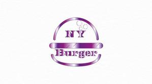 JAMOLIDDINOV SARDOR (Dabu_015)さんの英語の話せるハンバーガーショップ「 NY Burger」のロゴへの提案