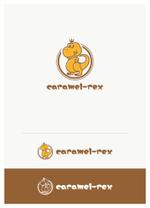 pTree LABO (torch_tree)さんのキャラメル専門店「caramel-rex（キャラメル レックス）」のロゴへの提案