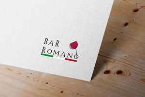 nnilca ()さんの麻布十番のイタリアンバル「BAR ROMANO」のロゴ＆マークへの提案
