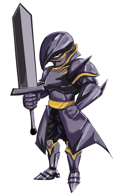hideo0019 (hideo009-11)さんのゲームで使用する王道RPGのキャラクターデザイン（立ち絵）その１：暗黒騎士への提案