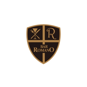 梅邑優子 ()さんの麻布十番のイタリアンバル「BAR ROMANO」のロゴ＆マークへの提案