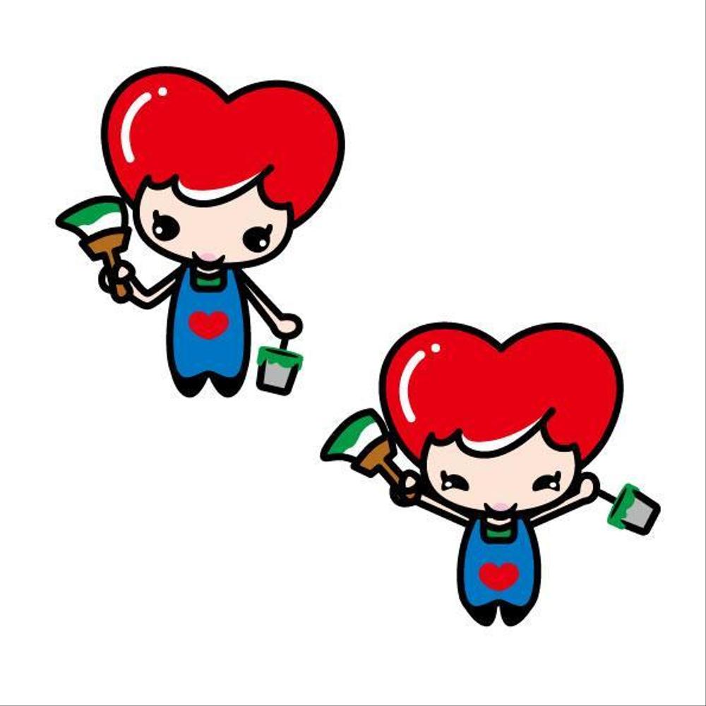 一般住宅塗装会社のロゴ又は、キャラクター