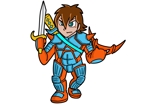 小田　一郎 (ichannel16)さんのゲームで使用する王道RPGのキャラクターデザイン（立ち絵）その１：暗黒騎士への提案
