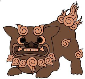 さんのサイト・看板に使う沖縄「シーサー」のキャラクターデザインへの提案