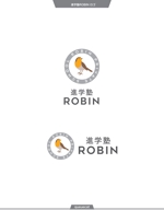 queuecat (queuecat)さんの進学塾ROBINのロゴへの提案
