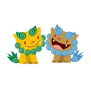 marukei (marukei)さんのサイト・看板に使う沖縄「シーサー」のキャラクターデザインへの提案