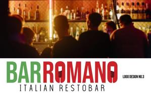 PrismPlane (IsanaYugi)さんの麻布十番のイタリアンバル「BAR ROMANO」のロゴ＆マークへの提案