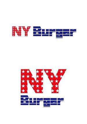 m_flag (matsuyama_hata)さんの英語の話せるハンバーガーショップ「 NY Burger」のロゴへの提案