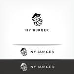 オーキ・ミワ (duckblue)さんの英語の話せるハンバーガーショップ「 NY Burger」のロゴへの提案