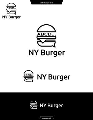 queuecat (queuecat)さんの英語の話せるハンバーガーショップ「 NY Burger」のロゴへの提案