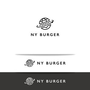 オーキ・ミワ (duckblue)さんの英語の話せるハンバーガーショップ「 NY Burger」のロゴへの提案