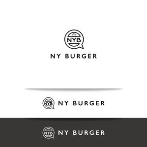 オーキ・ミワ (duckblue)さんの英語の話せるハンバーガーショップ「 NY Burger」のロゴへの提案