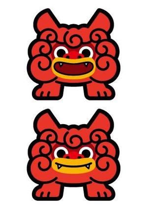 ヘブンイラストレーションズ (heavenillust)さんのサイト・看板に使う沖縄「シーサー」のキャラクターデザインへの提案