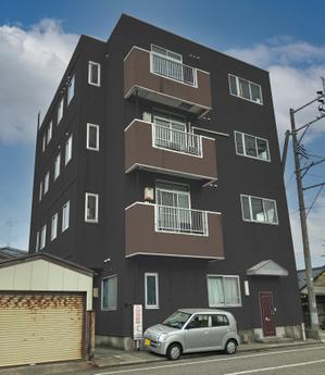 speedster (speedster)さんの4階建てマンション「Mビル」の外壁塗装デザインへの提案