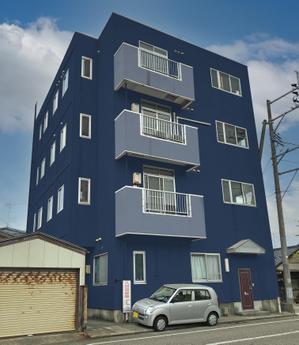 speedster (speedster)さんの4階建てマンション「Mビル」の外壁塗装デザインへの提案