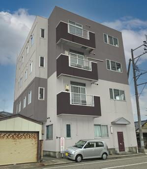 speedster (speedster)さんの4階建てマンション「Mビル」の外壁塗装デザインへの提案