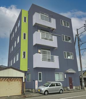 speedster (speedster)さんの4階建てマンション「Mビル」の外壁塗装デザインへの提案