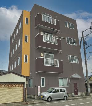 speedster (speedster)さんの4階建てマンション「Mビル」の外壁塗装デザインへの提案