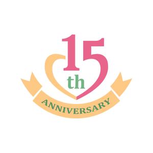 ji-cyan (ji-cyan)さんの会社創立15周年の「15th」の記念マークへの提案