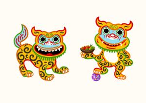 Design fink (tomy2013)さんのサイト・看板に使う沖縄「シーサー」のキャラクターデザインへの提案