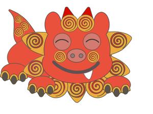 masuta (Zahra)さんのサイト・看板に使う沖縄「シーサー」のキャラクターデザインへの提案