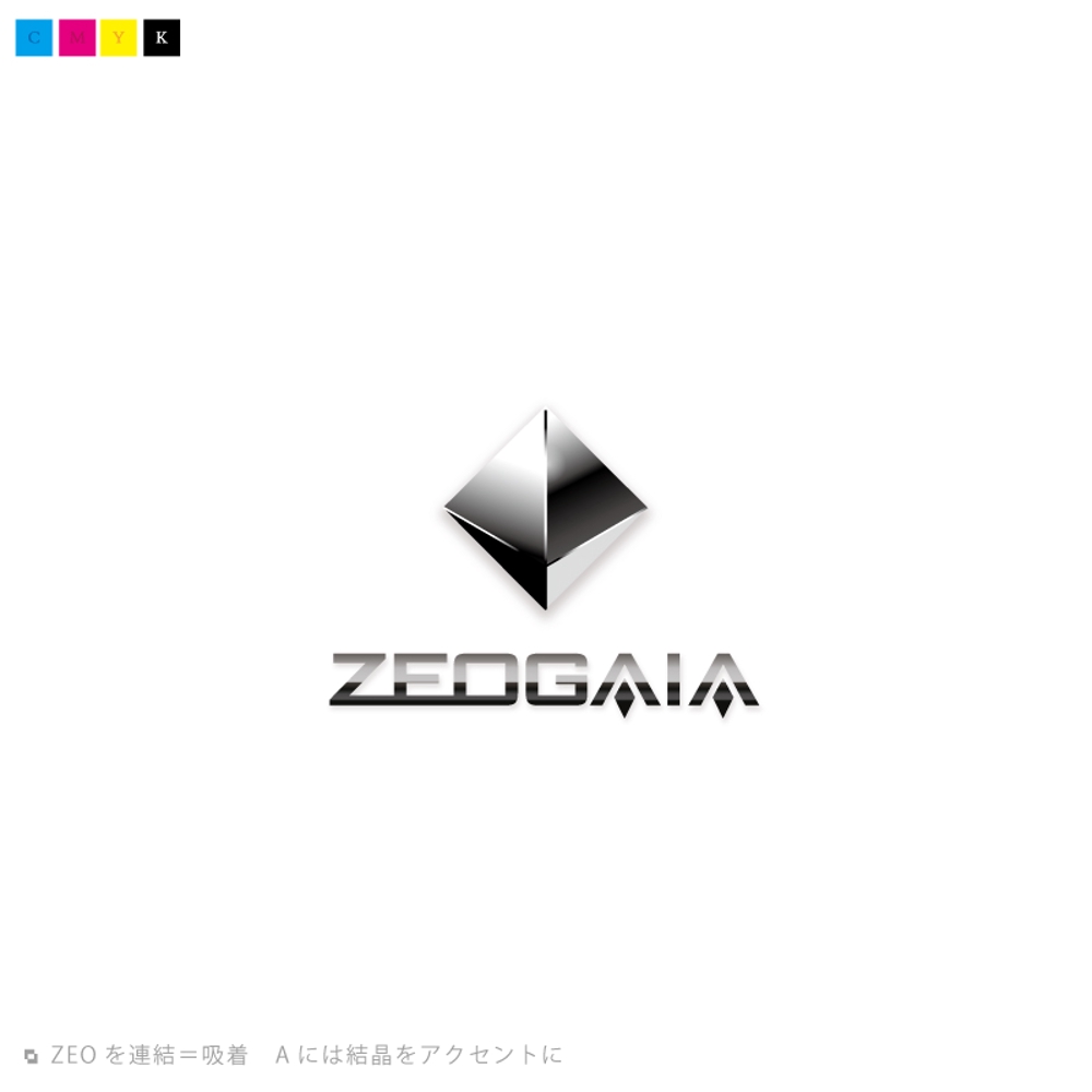 「ZEOGAIA」のロゴ作成