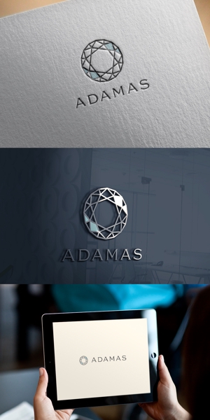 カワシーデザイン (cc110)さんのsnsコンサル会社　株式会社ADAMASのロゴ製作への提案
