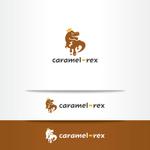 オーキ・ミワ (duckblue)さんのキャラメル専門店「caramel-rex（キャラメル レックス）」のロゴへの提案