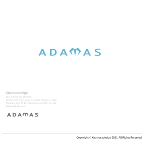 customxxx5656 (customxxx5656)さんのsnsコンサル会社　株式会社ADAMASのロゴ製作への提案