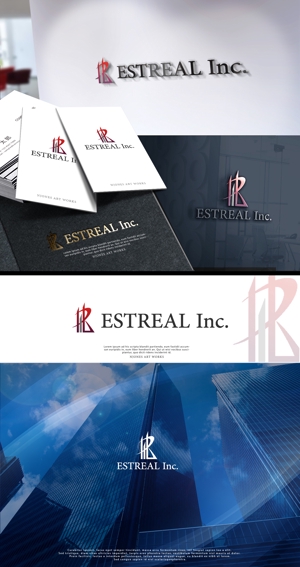 NJONESKYDWS (NJONES)さんの不動産業の「株式会社エストリアル（英表記：ESTREAL Inc.）」のロゴへの提案