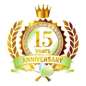TOP55 (TOP55)さんの会社創立15周年の「15th」の記念マークへの提案