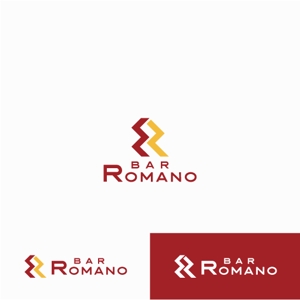 DeeDeeGraphics (DeeDeeGraphics)さんの麻布十番のイタリアンバル「BAR ROMANO」のロゴ＆マークへの提案