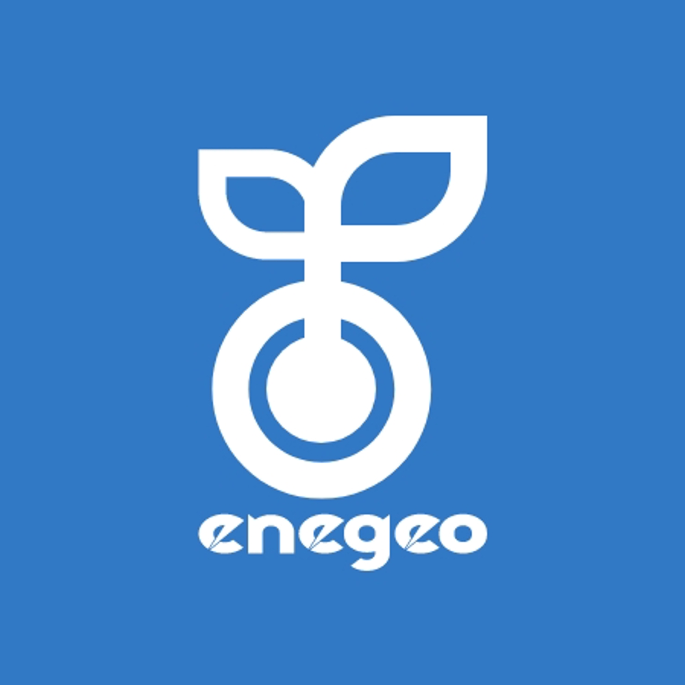 新会社名「enegio」のロゴ作成をお願い致します。