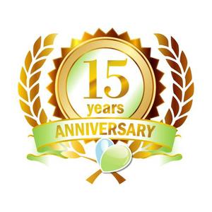 TOP55 (TOP55)さんの会社創立15周年の「15th」の記念マークへの提案