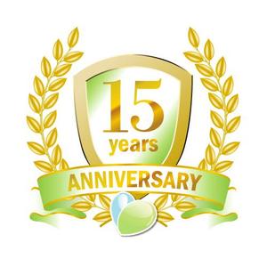 TOP55 (TOP55)さんの会社創立15周年の「15th」の記念マークへの提案