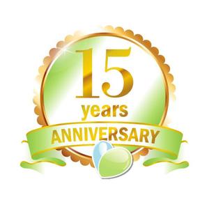 TOP55 (TOP55)さんの会社創立15周年の「15th」の記念マークへの提案