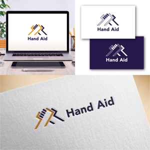 Hi-Design (hirokips)さんの株式会社Hand Aidの企業ロゴへの提案